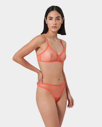 Set: Naomi Soft Hot Coral