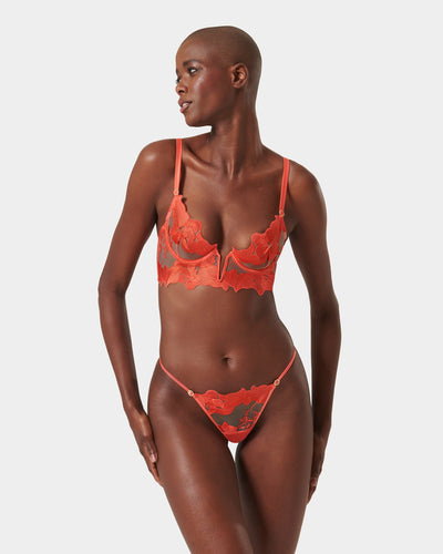 Set: Serenity Hot Coral/Sheer
