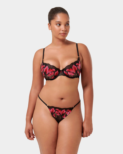 Set: Vivienne Fuchsia Pink/Red/Black